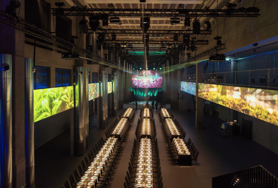 Corporate Event in einer Halle